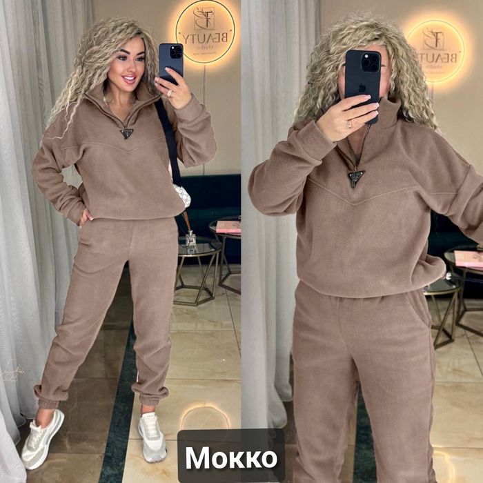 ‼️Жіночий флісовий костюм. Фліс ПОЛАР. Р: 42-44, 46-48, 50-52