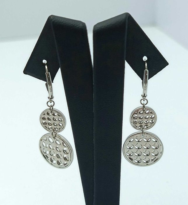 Nietuzinkowe Srebrne Kolczyki 5,33g p925