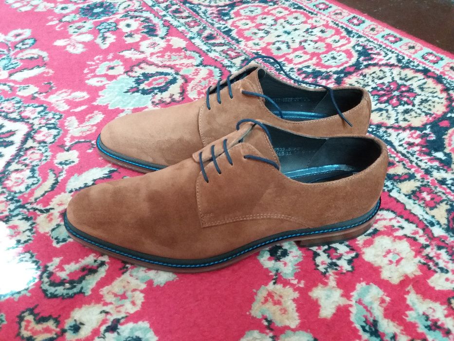 Туфли мужские натуральная замша Польша