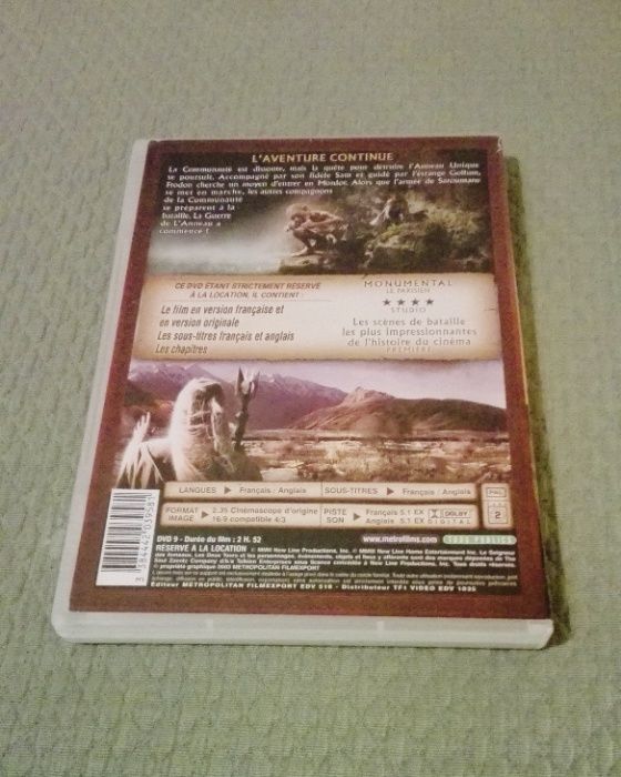 O Senhor dos Anéis: As Duas Torres (DVD Francês)
