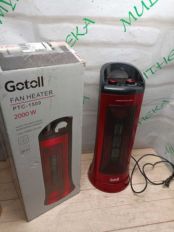 Gotoll керамический тепловентилятор, электро обогреватель 2000 Вт