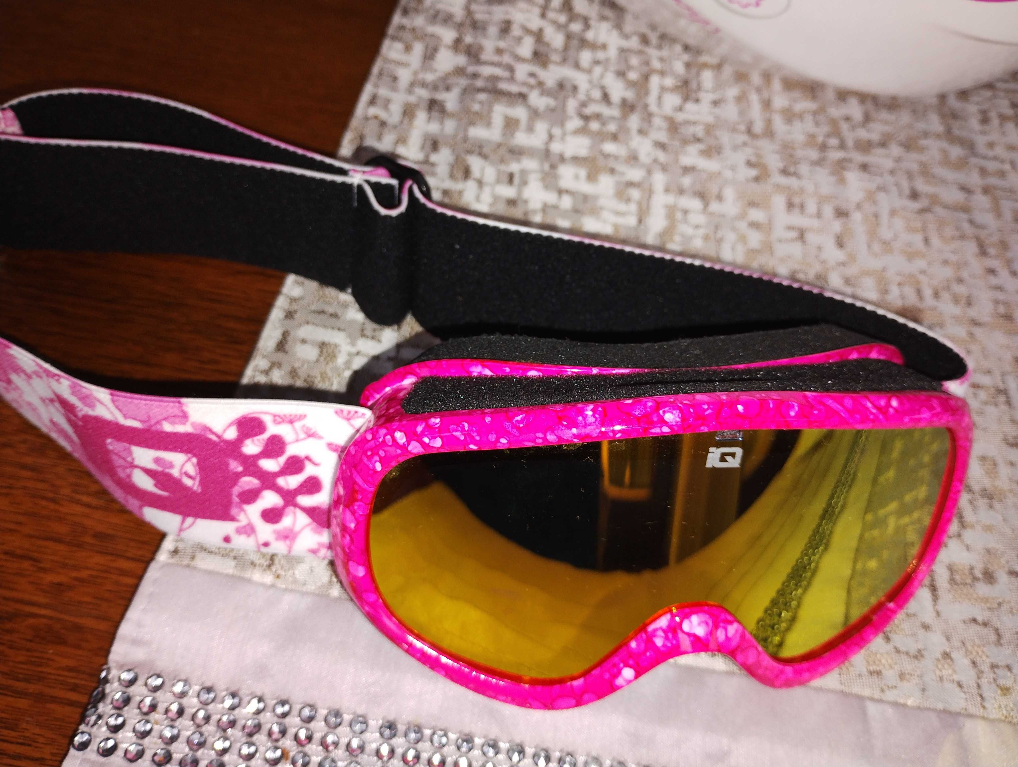 Kask narciarski snowboardowy dla dziewczynki Arcore plus google IQ