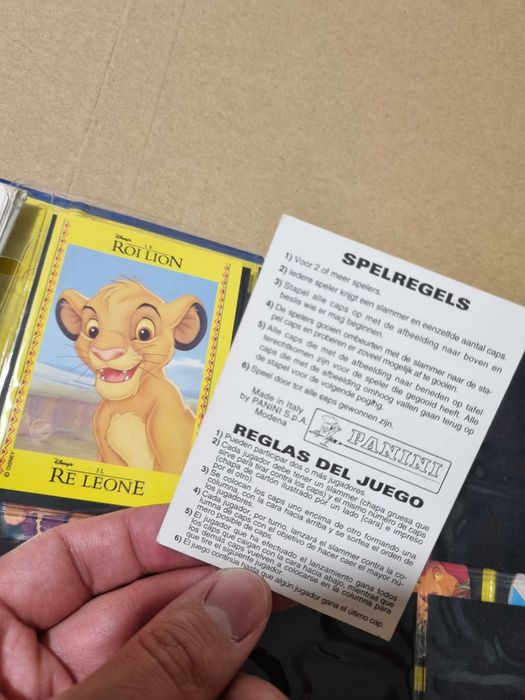 Tazos raros Panini Caps Rei Leão ( coleção completa )