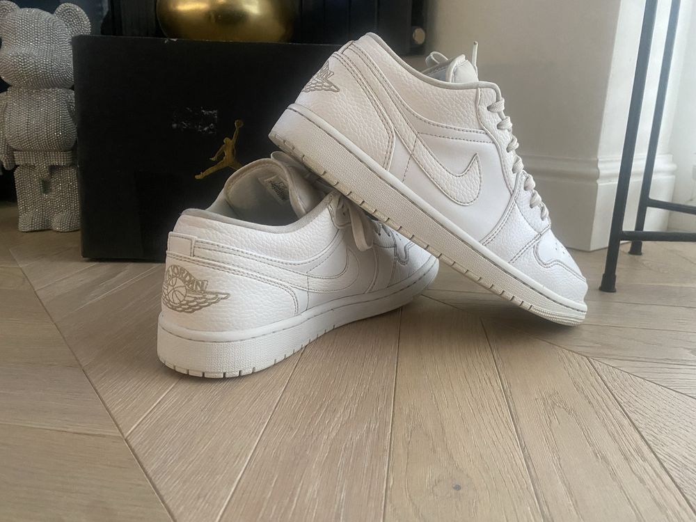 Buty jordan 1 low triple white