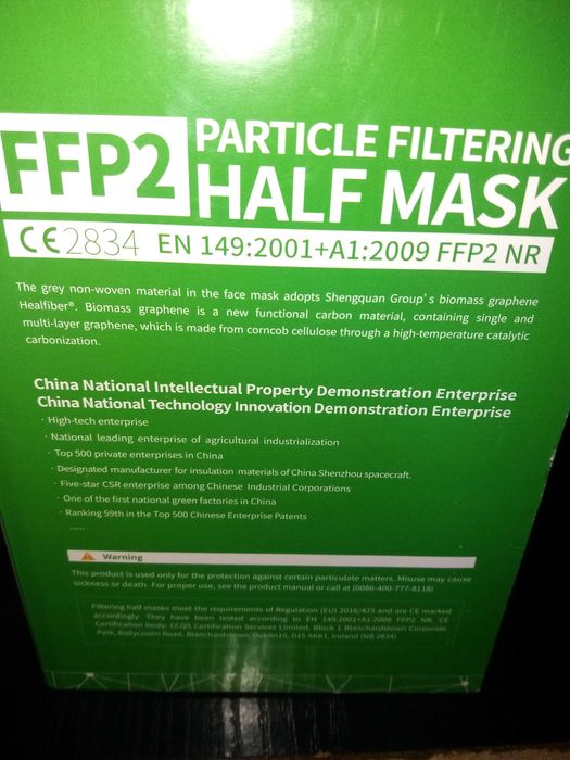 2 pudełka masek ochronnych FFP 2 oryginalnie zapakowane sprzedam