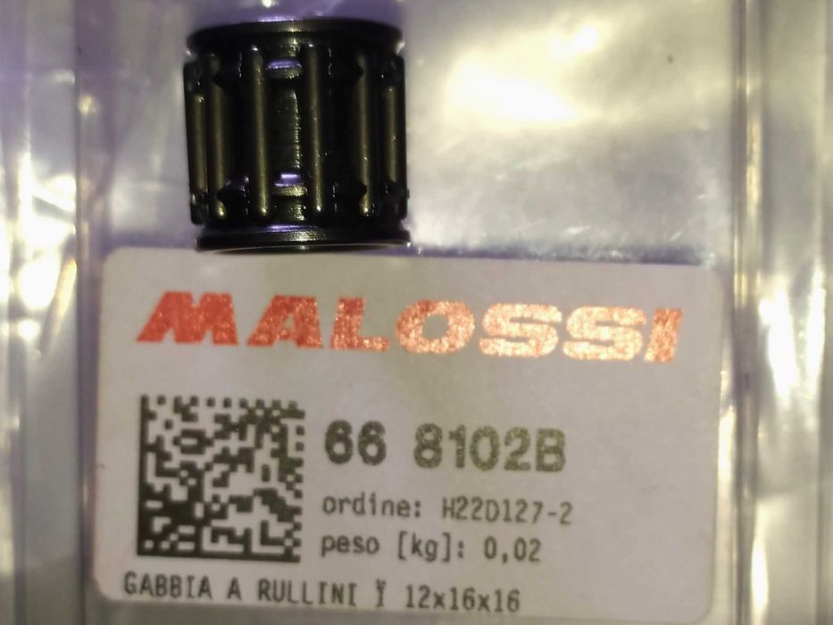 Голковий підшипник  (сепаратор) Malossi 12x16x16 мм