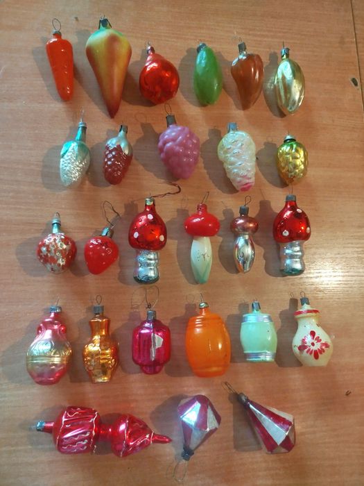 Ёлочные игрушки 40-60х годов прошлого века