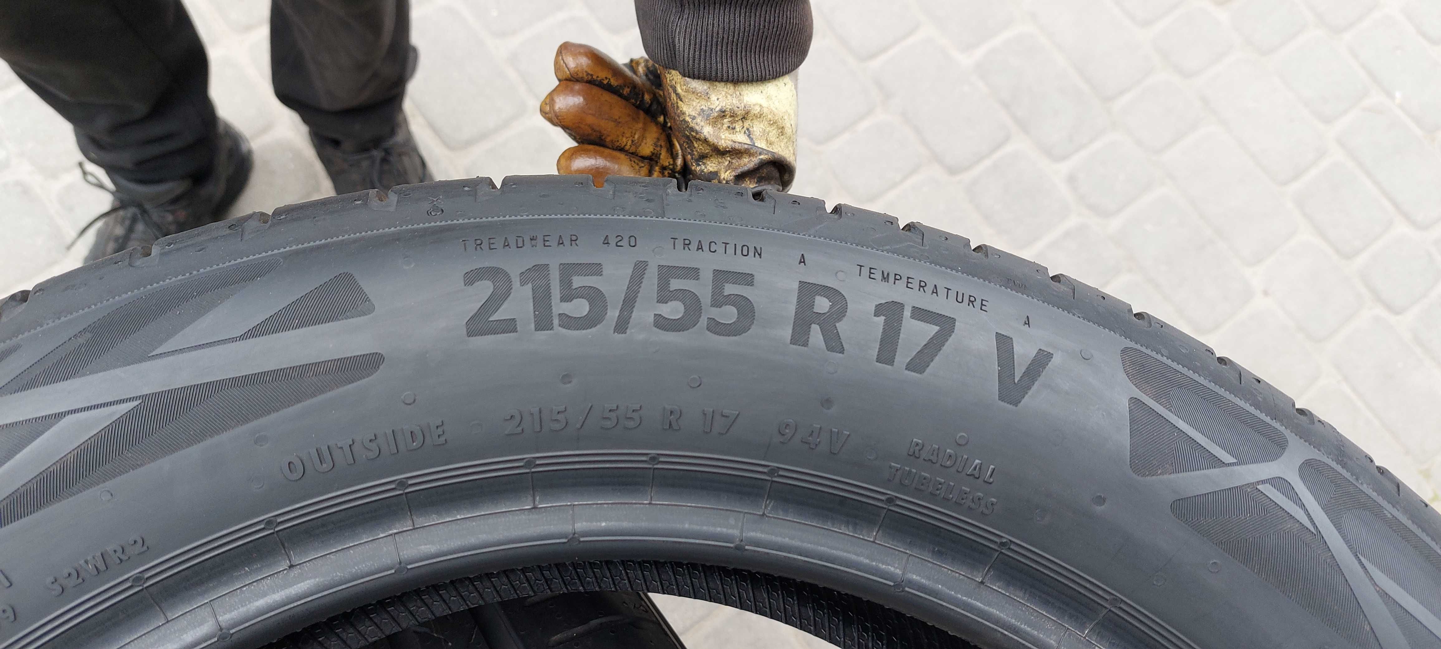 Резина літня, 99%, 215/55 R17 Continental Eco Contact 6Q (арт. 9669)