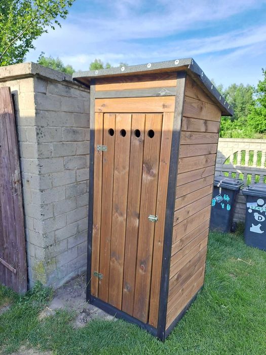 Kibelek drewniany, WC, kibelek,  SOLIDNY Dostępne od ręki Zapraszam