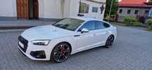 Biały Samochód do ślubu Audi A5 S-Line
