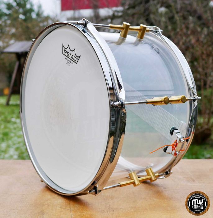 Werbel Ludwig Vistalite Clear 12" x 8" Custom ‼️