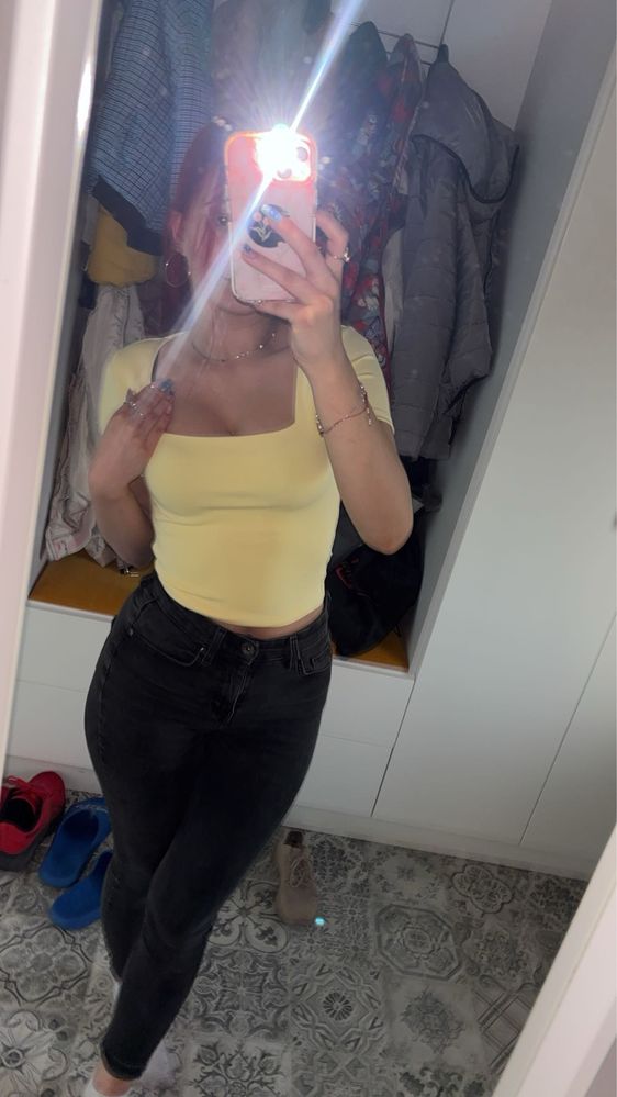 Czarne skinny jeans