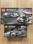 Lego zestaw speed champions bmw m4 i nissan skyline klocki nowe