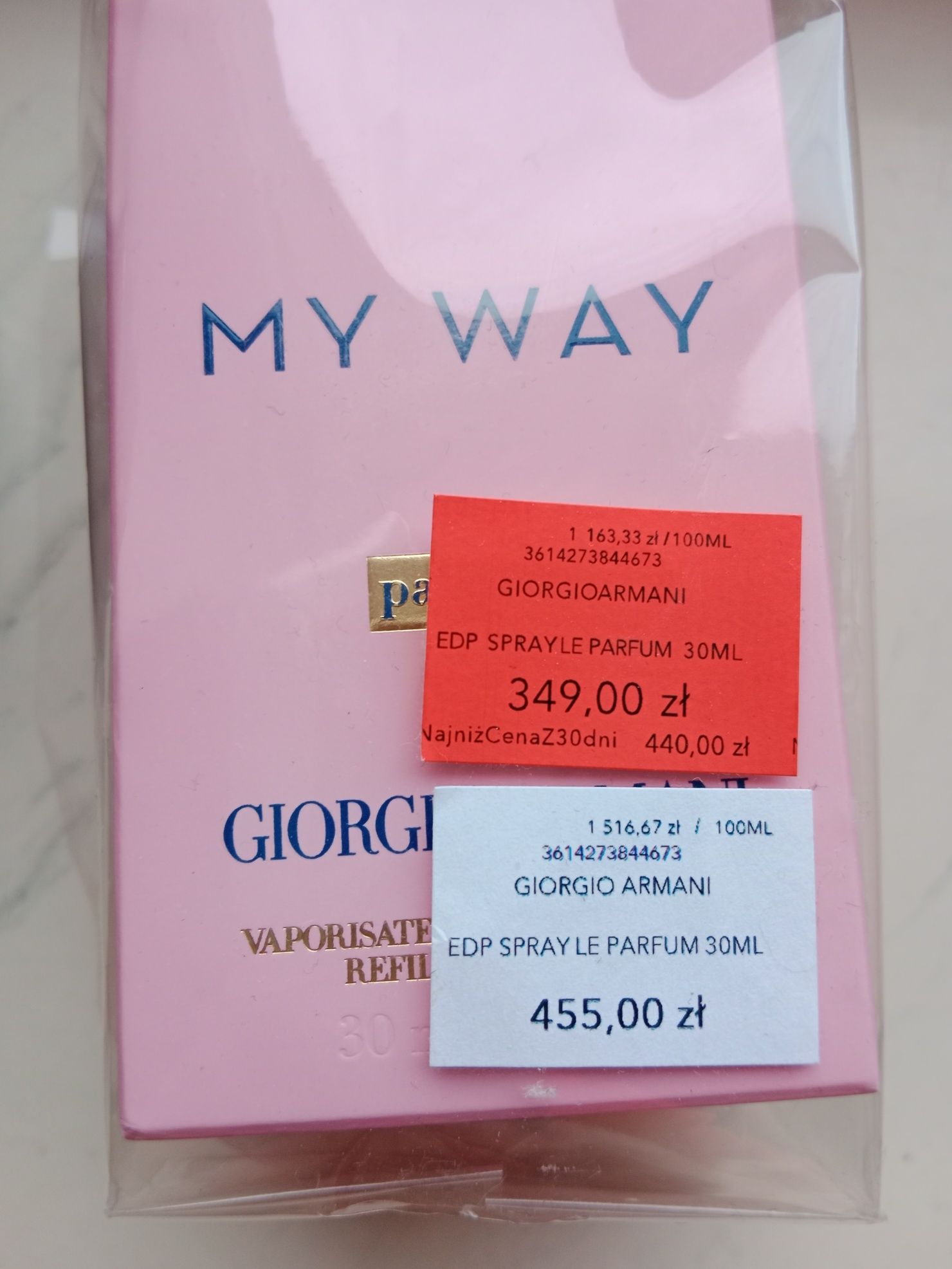 Perfumy z Douglas oryginalne Giorgio Armani MY WAY Parfum 30 ml