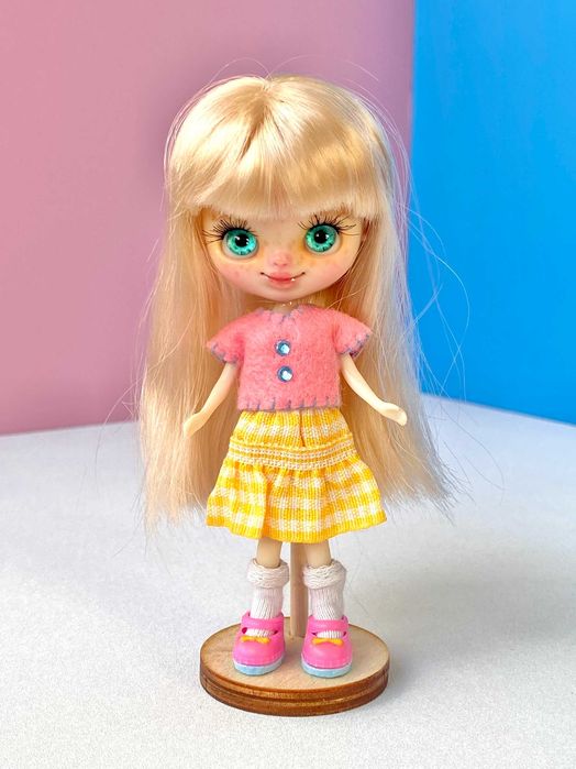 Lalka Petite Blythe custom ooak doll repaint nowa