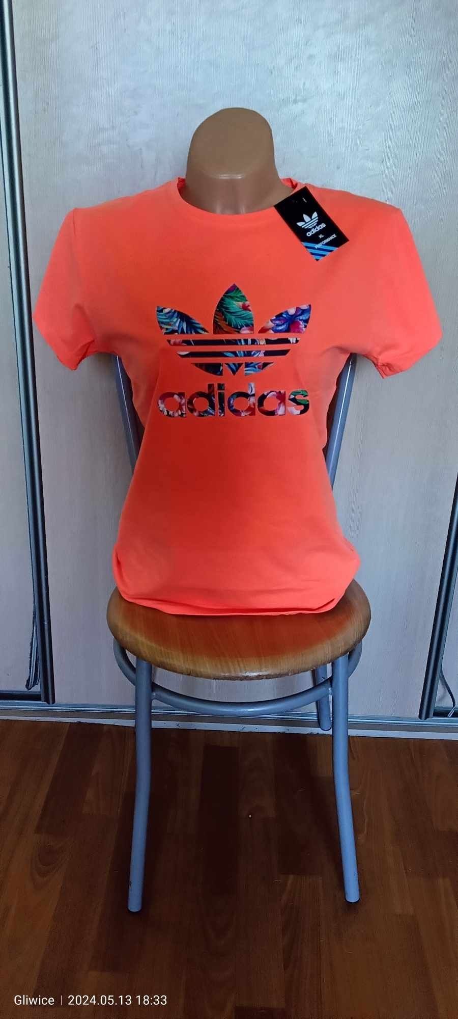 Koszulka damska XL pomarańczowa