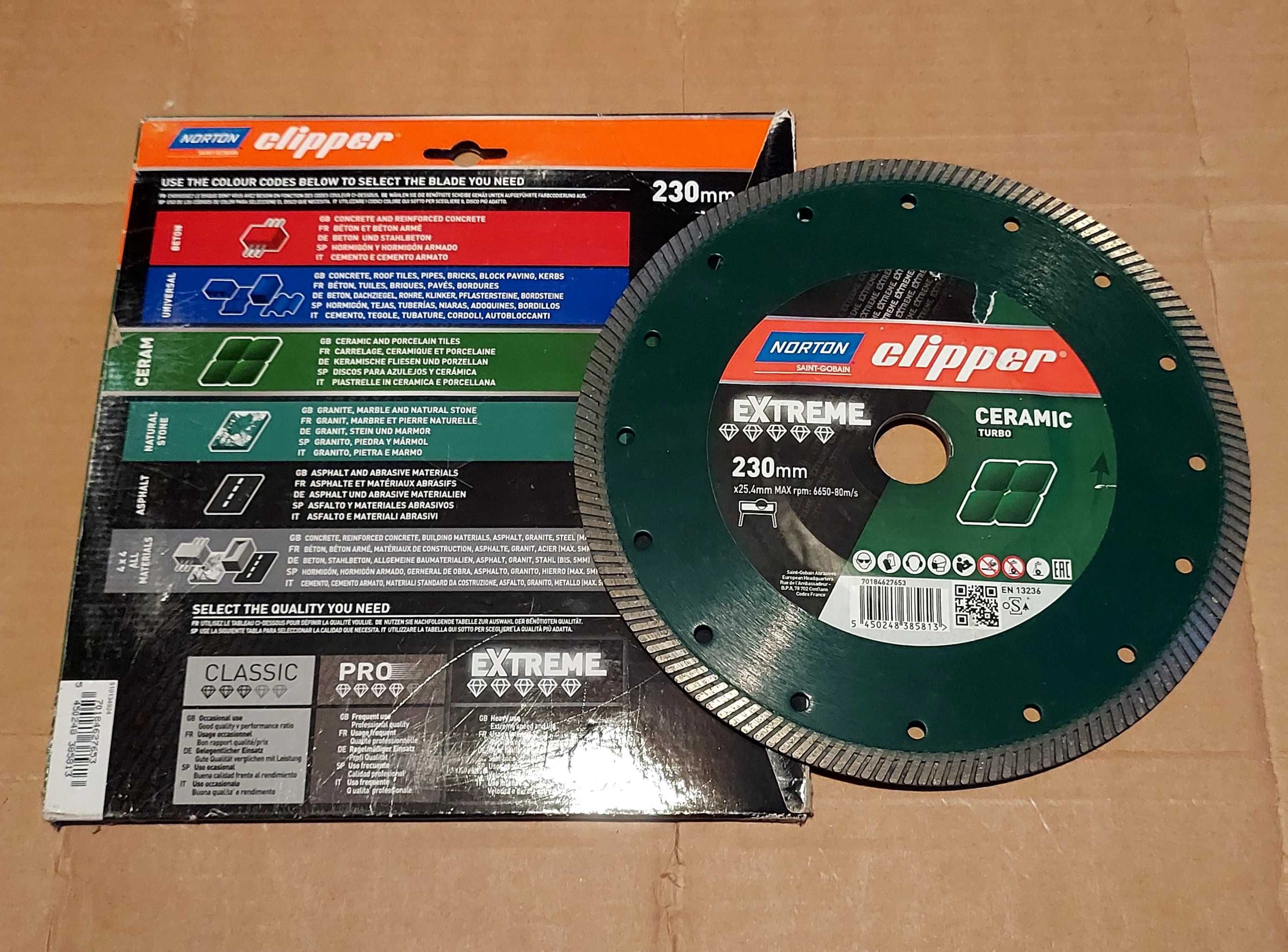 Tarcza Norton clipper 230x 25.4