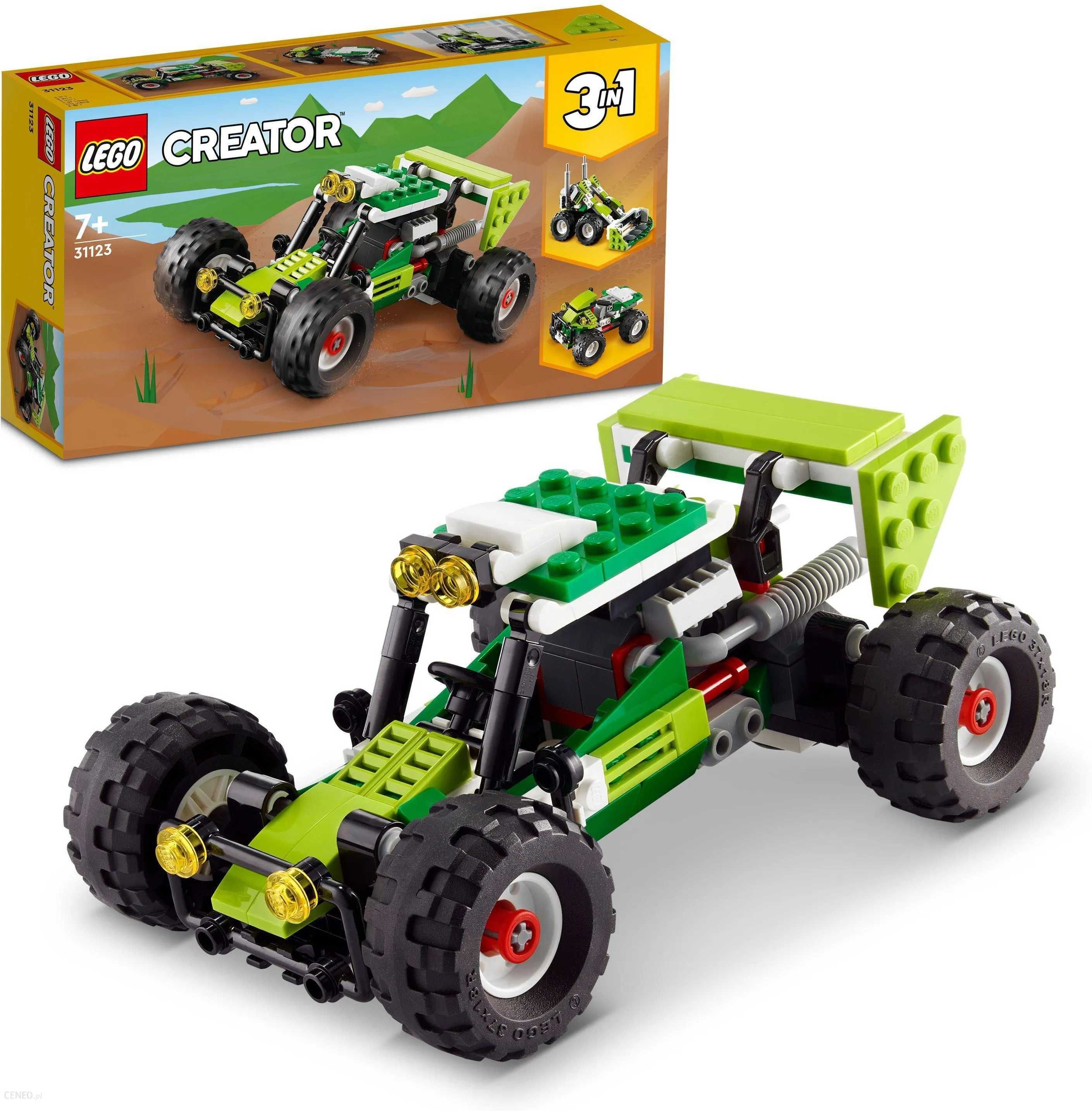 LEGO Creator 3 w 1, 31123 Łazik terenowy. Nowy