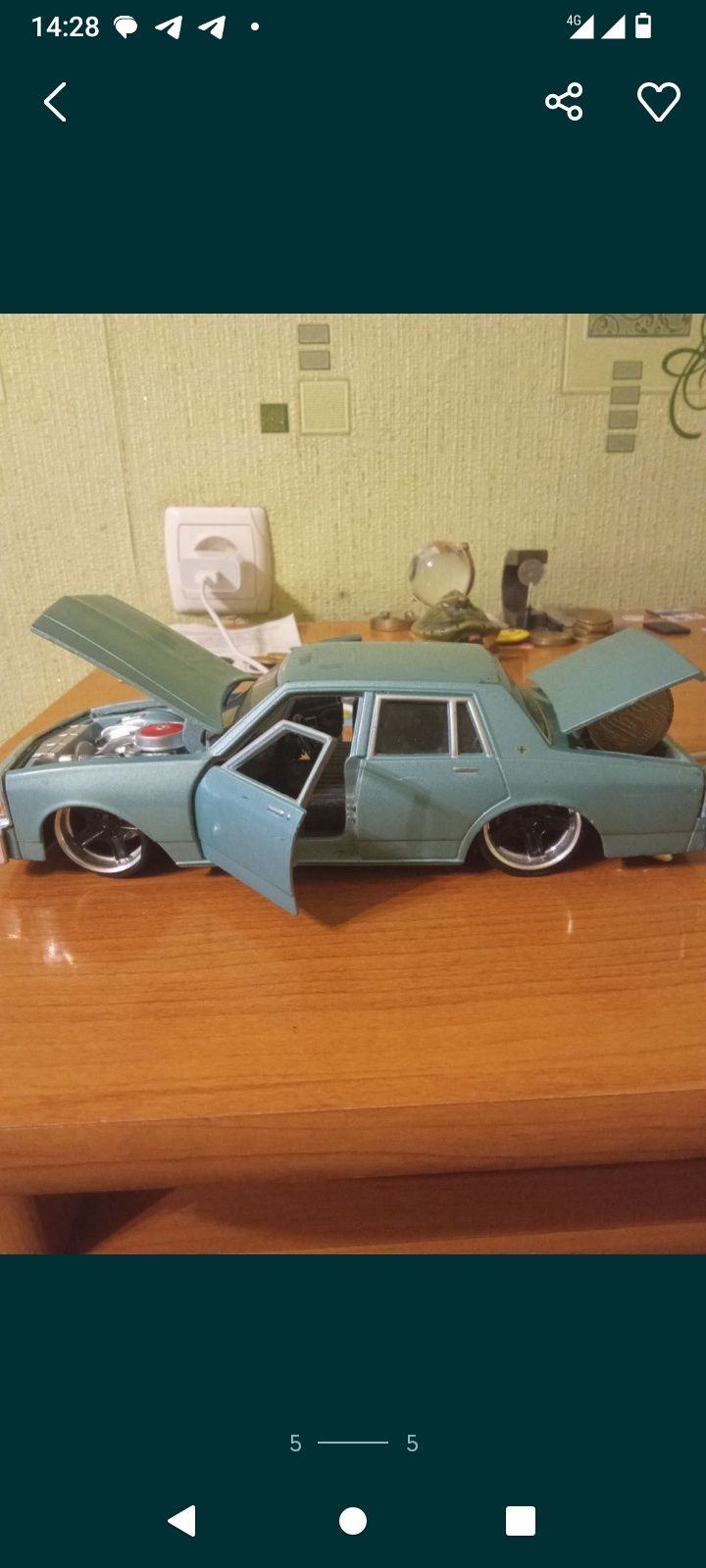 Машинка 1:18 Chevrolet Shelby caprice American