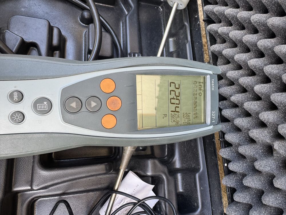 Analizator spalin testo 327-1
