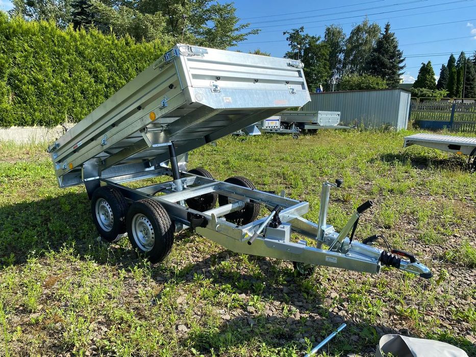 Neptun N27-256 2 KIPPER  Przyczepa ciężarowa WYWROTKA 2700 DMC 256x148x30 RATY LEASING DOSTAWA