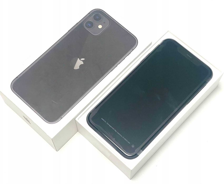 NOWY smartphone Apple iPhone 11 64GB MHDA3PMA A2221 Komplet etuiGRATIS