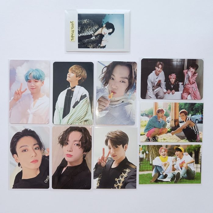 BTS Чонгук Техьон Юнгі офіційна карта DVD Memories журнал kpop бтс