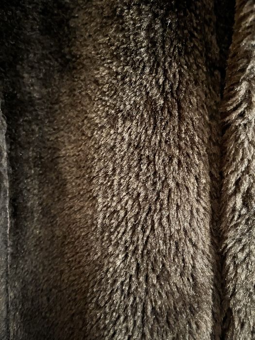 Casaco castanho de pelo