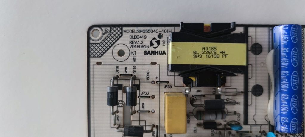 Placa de energia para TV, referência SHG5504C-101