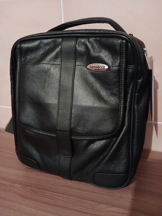 Чоловіча шкіряна сумка Samsonite