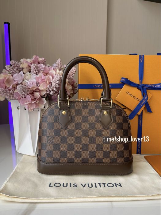 Сумка LV Alma BB у канві Damier Ebene Louis Vuitton