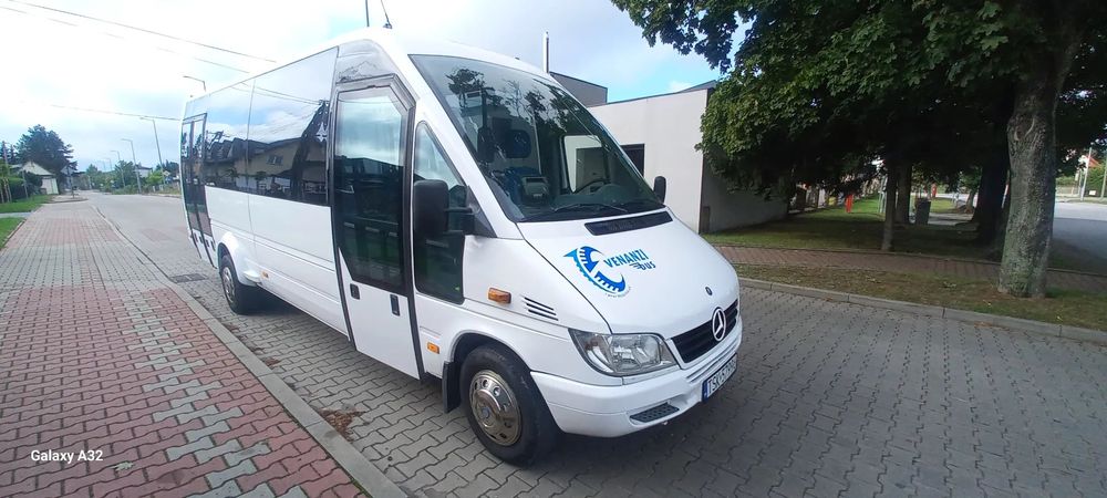 Mercedes-Benz Sprinter 616  Mercedes Sprinter 616 Autobus Bus 2.7 CDi 307tys km Klima 31 miejsc Or