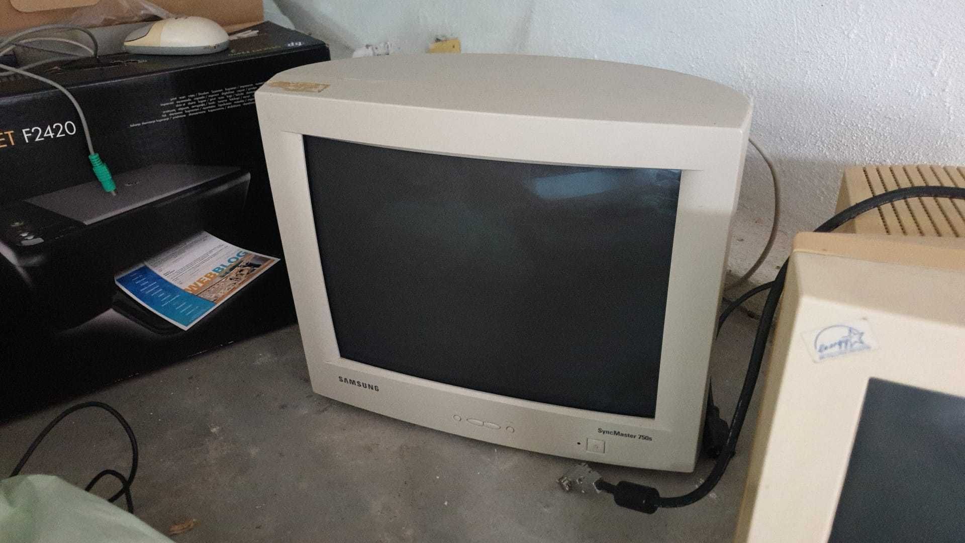 PC monitor portátil antigos Samsung LG PR VIEW Supratech XComp