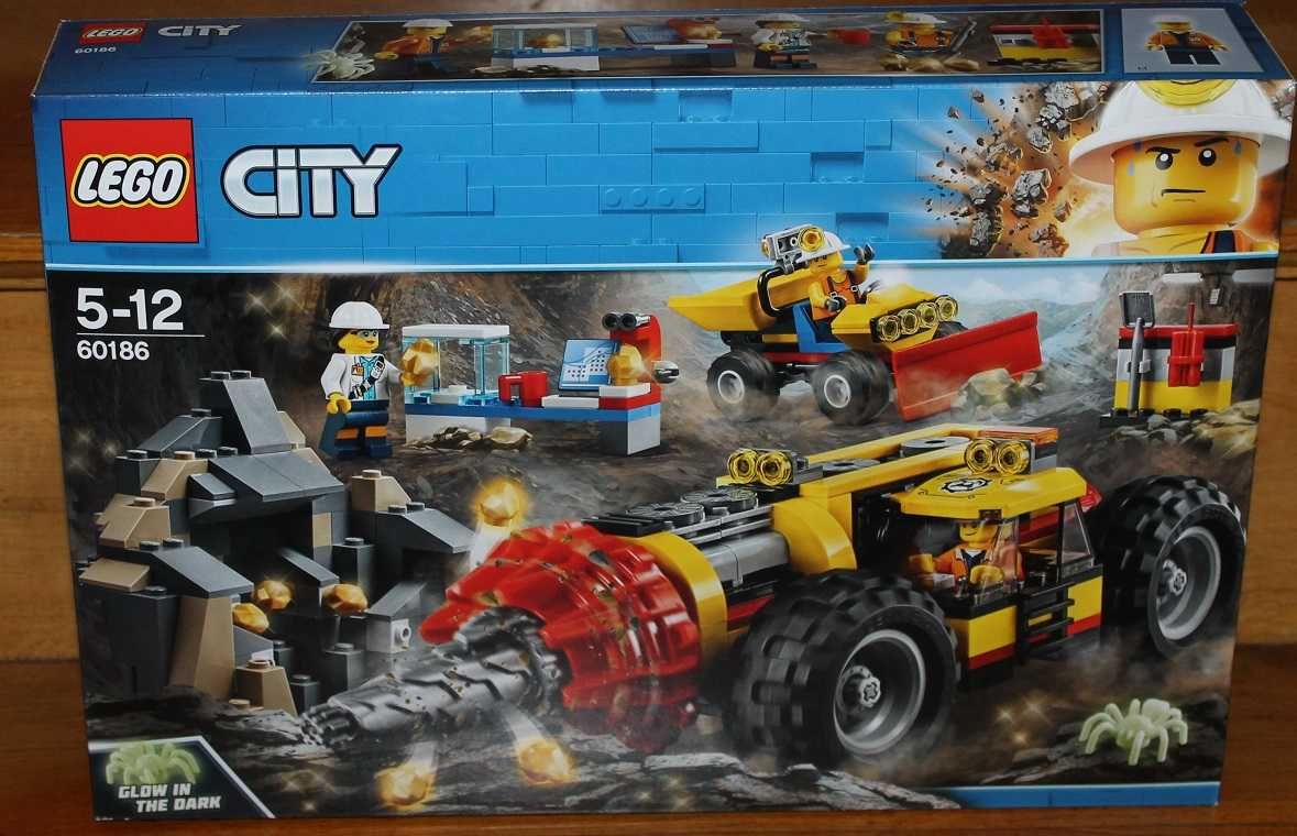 Lego CITY 60186 Ciężkie wiertło górnicze NOWE