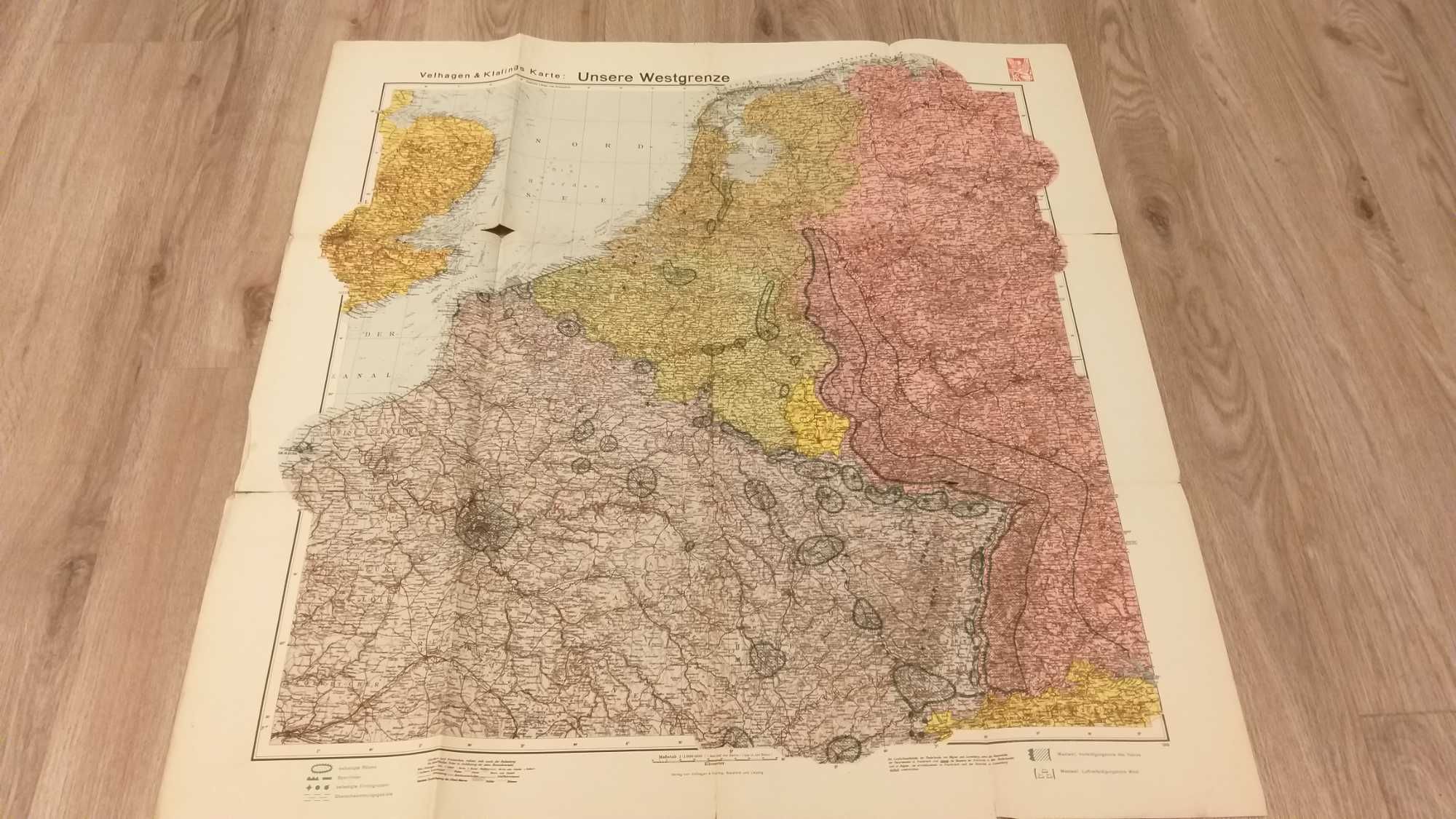 Mapy z okresu II Wojny Światowej