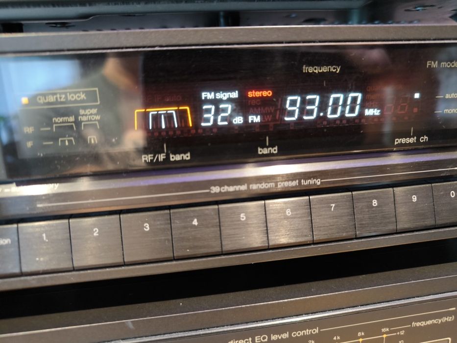 Technics Top wieża,6 części + gramofon.