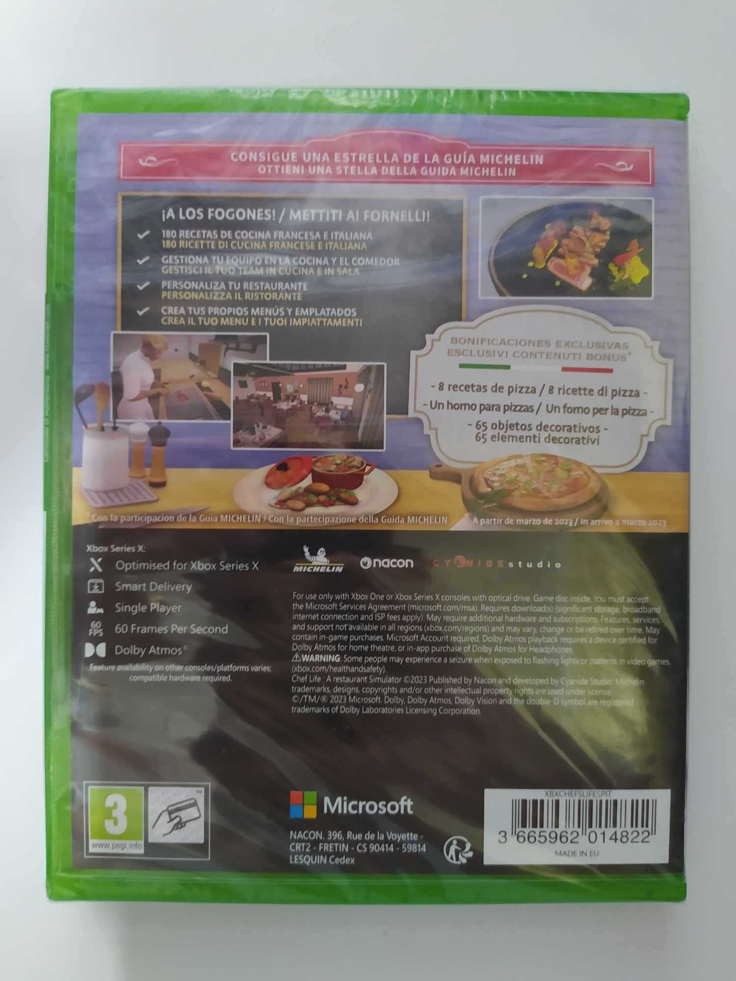 NOWA Chef Life A Restaurant Simulator Xbox One / Xbox Series X