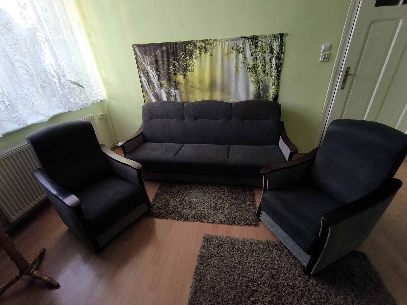 Tapczan plus 2 fotele zestaw