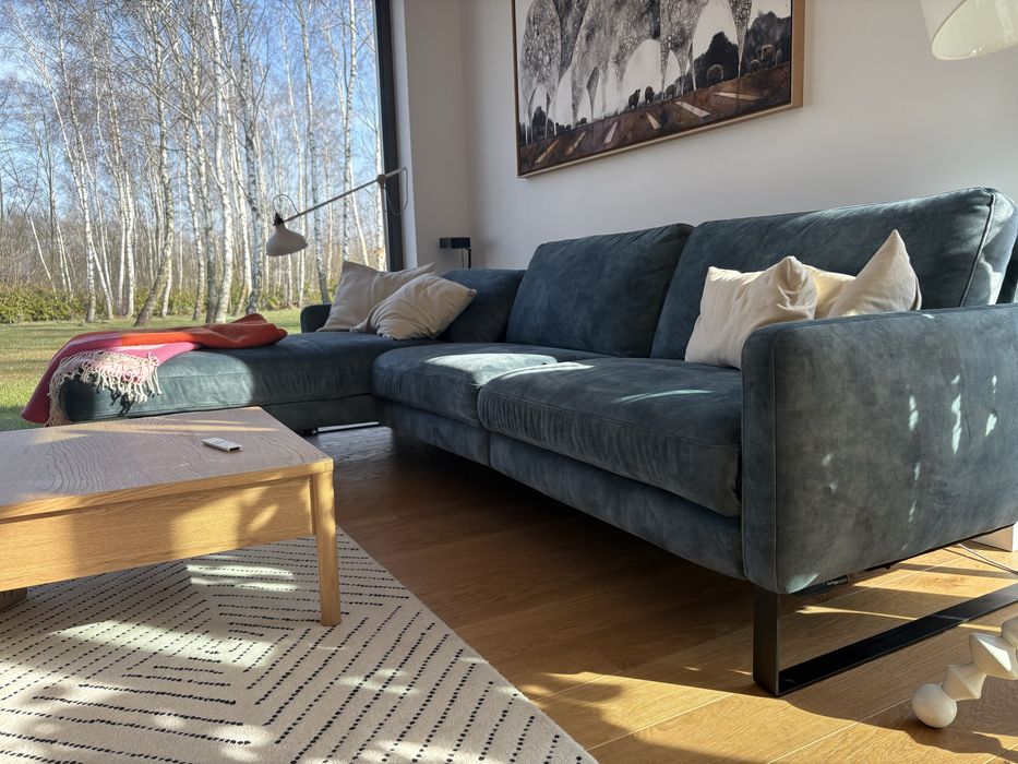 Narożnik rozkladany  szezlag i siedzisko z funkcja relaks