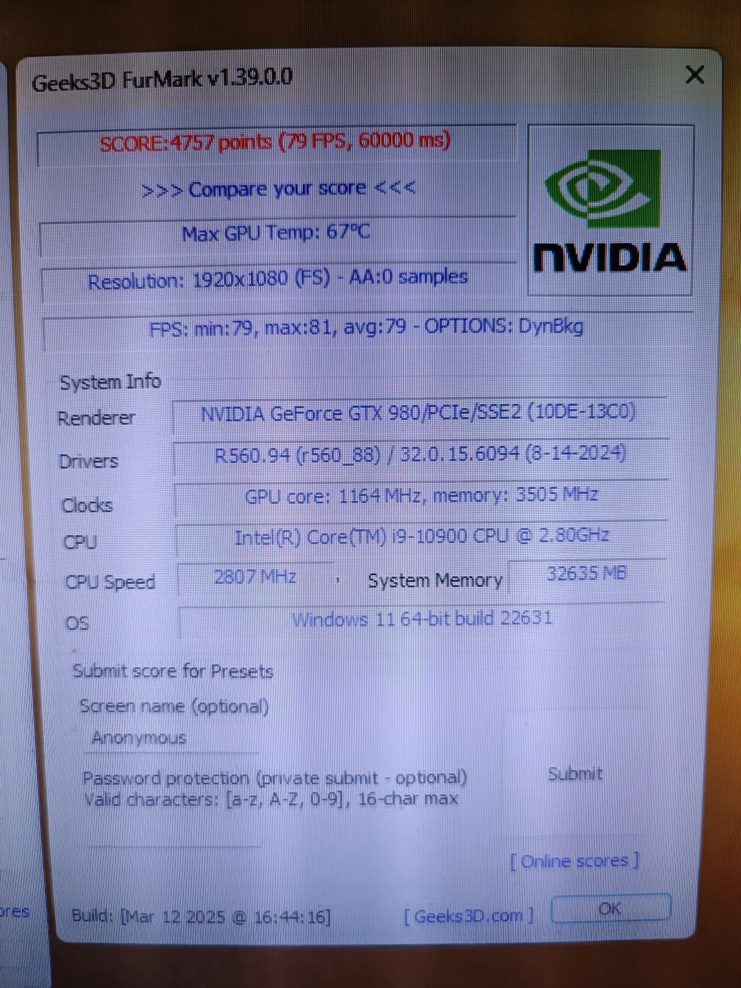 Karta graficzna MSI GeForce GTX 980 Gaming 4GB GDDR5 256Bit super stan