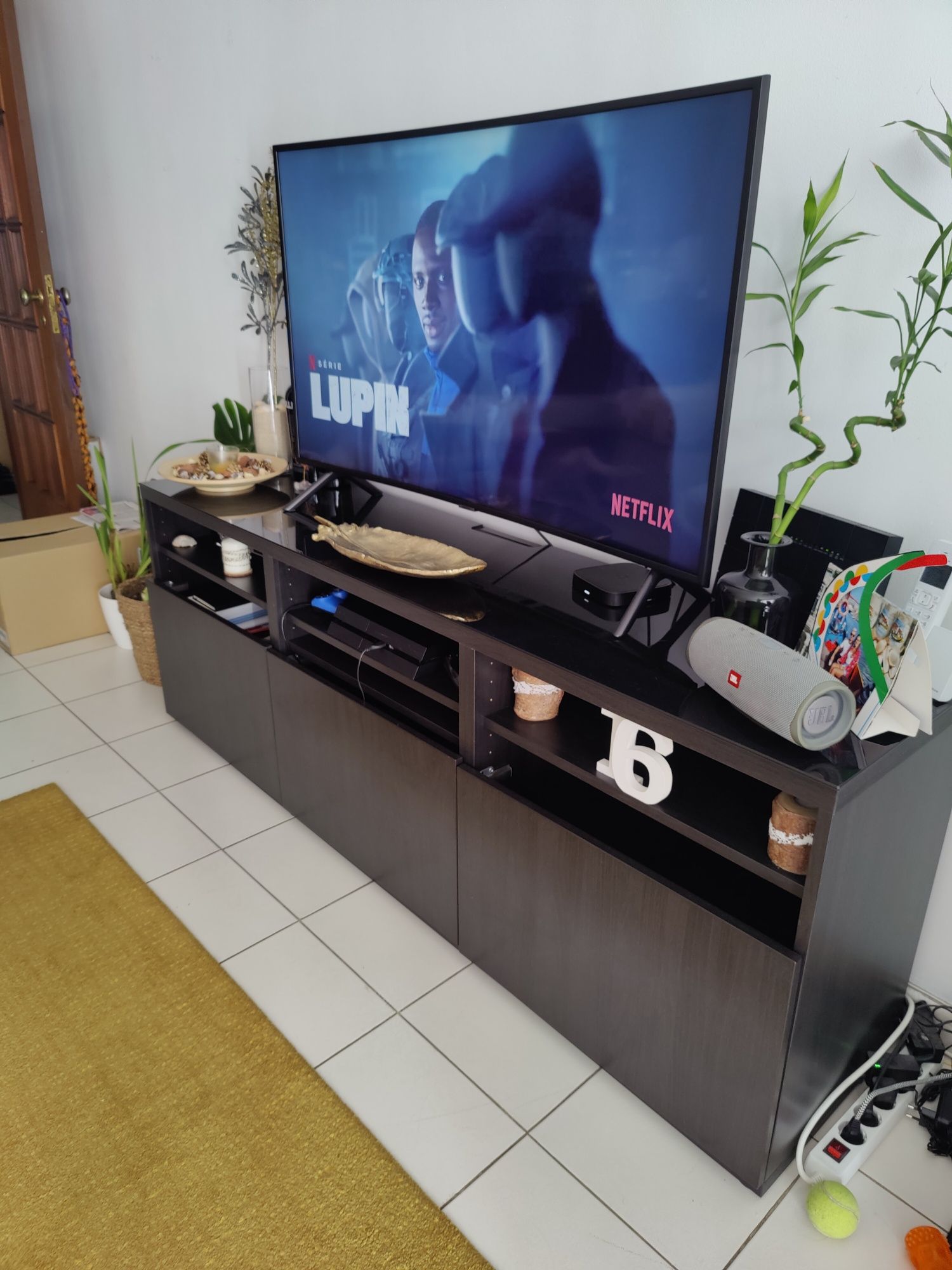 Móvel TV Ikea preto