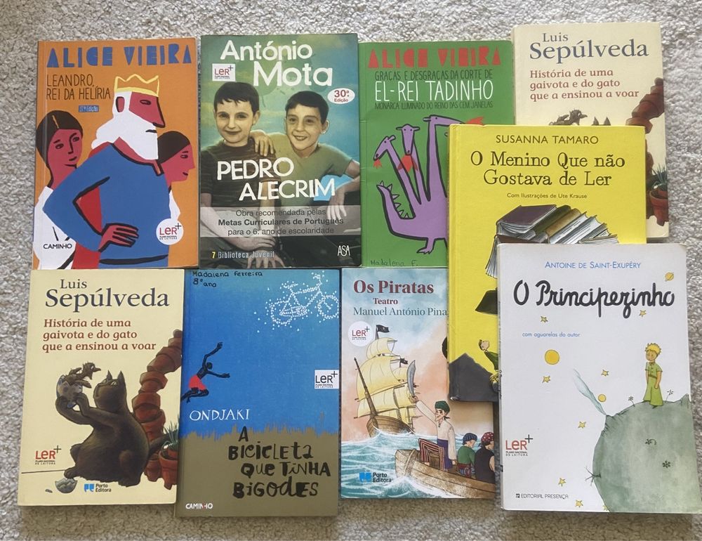Livros de literatura escolar