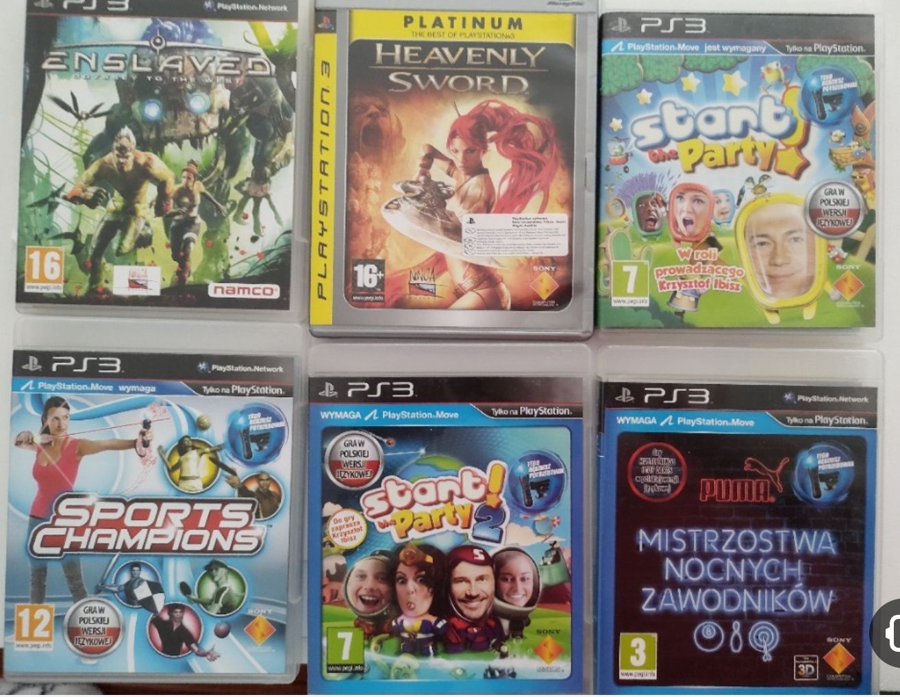 Gry PlayStation 3 PS3 na kontroler Move
