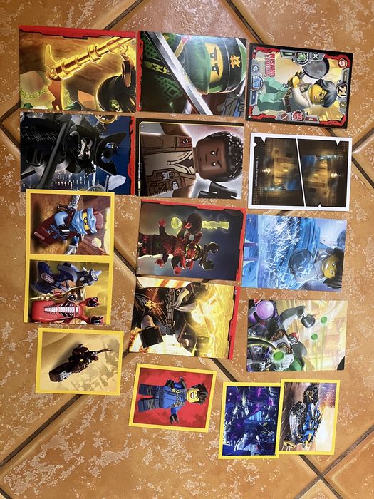 Karty i naklejki lego ninjago