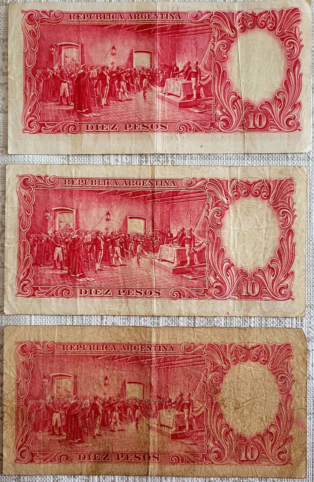 Banknoty Kolekcjonerskie Diez Pesos z 1939 r