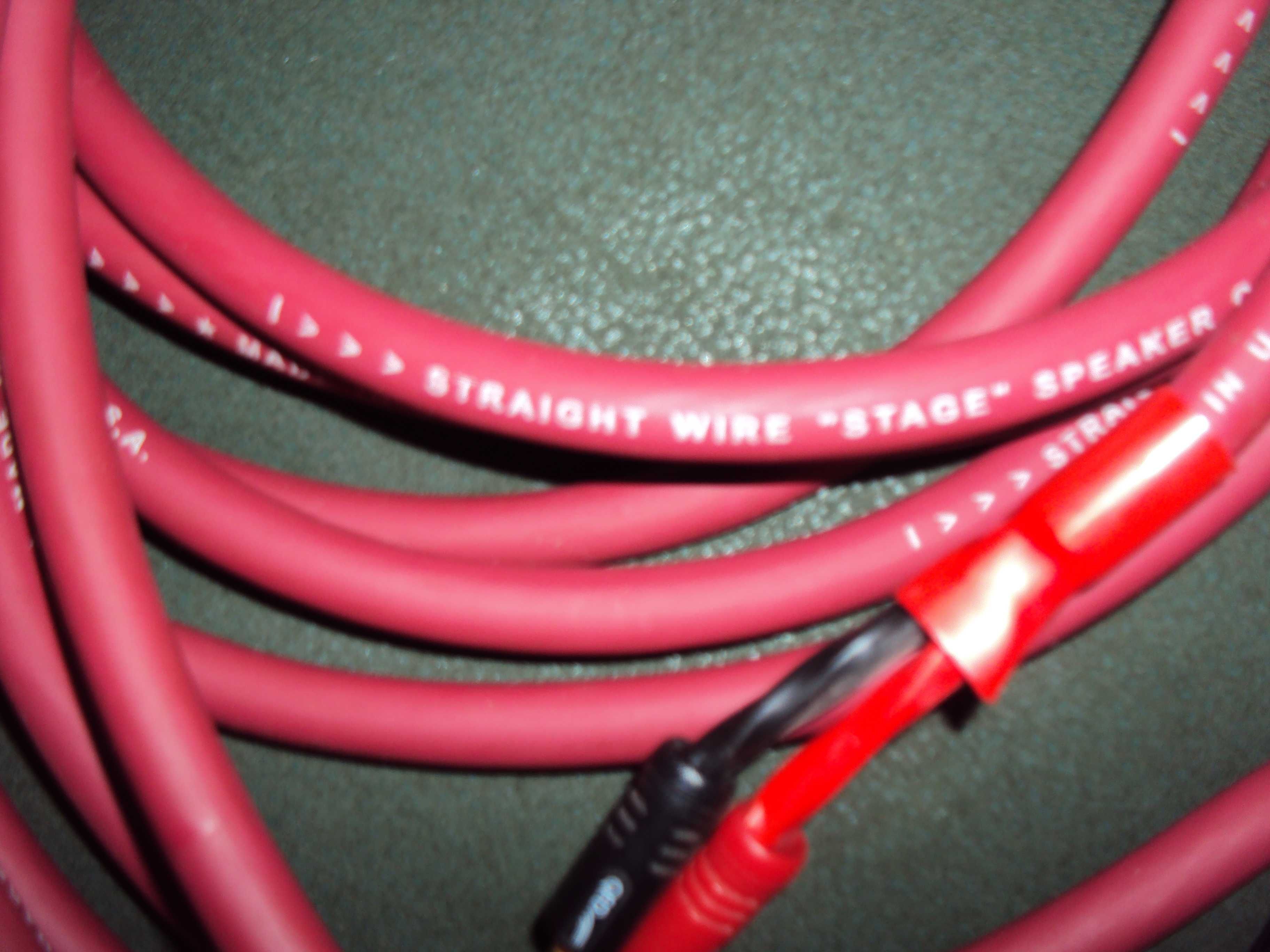 Vendo par cabo coluna STRAIGHT WIRE "Stage" 2X 4m