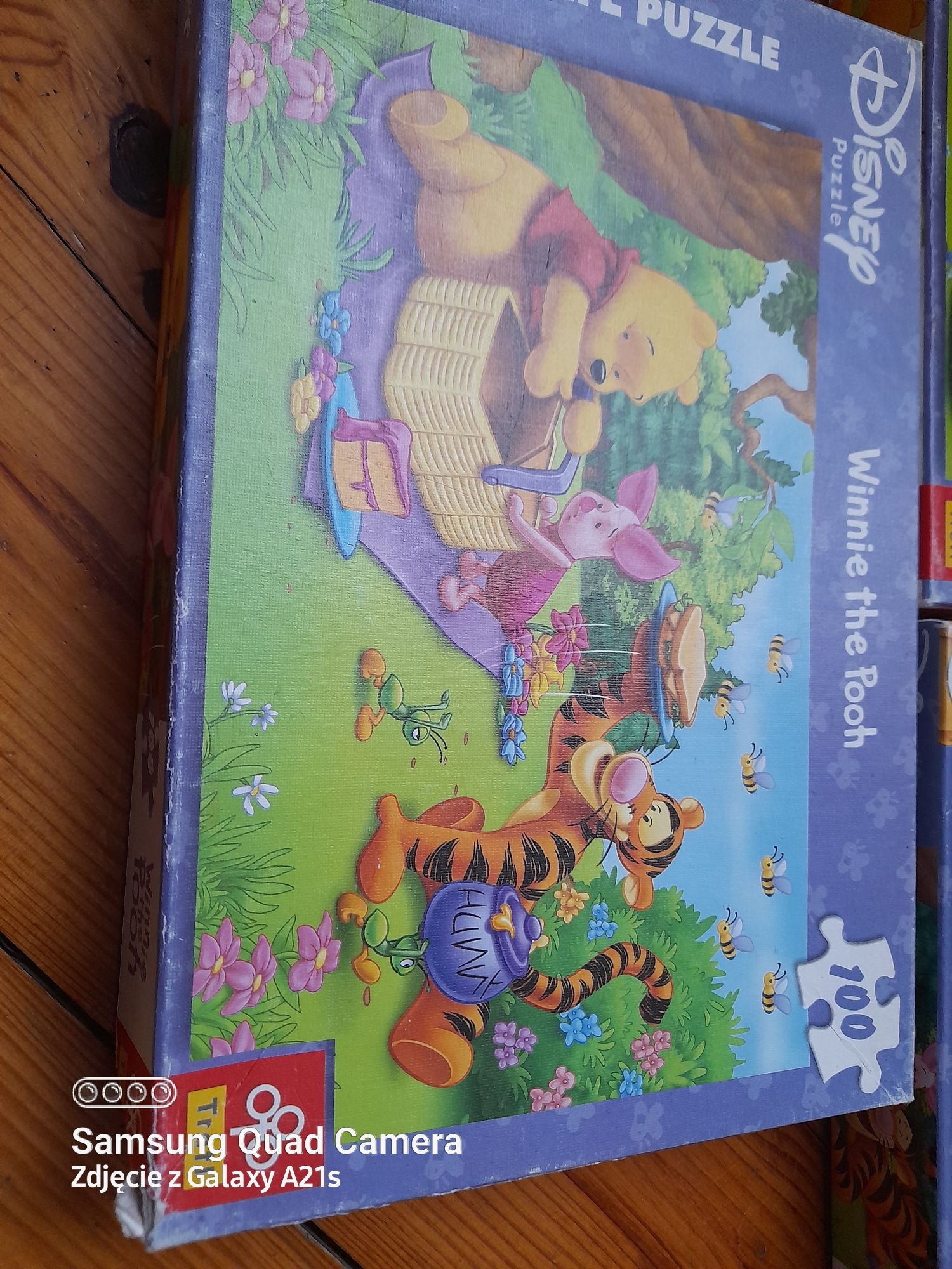 Puzzle Kubuś Puchatek  3 sztuki