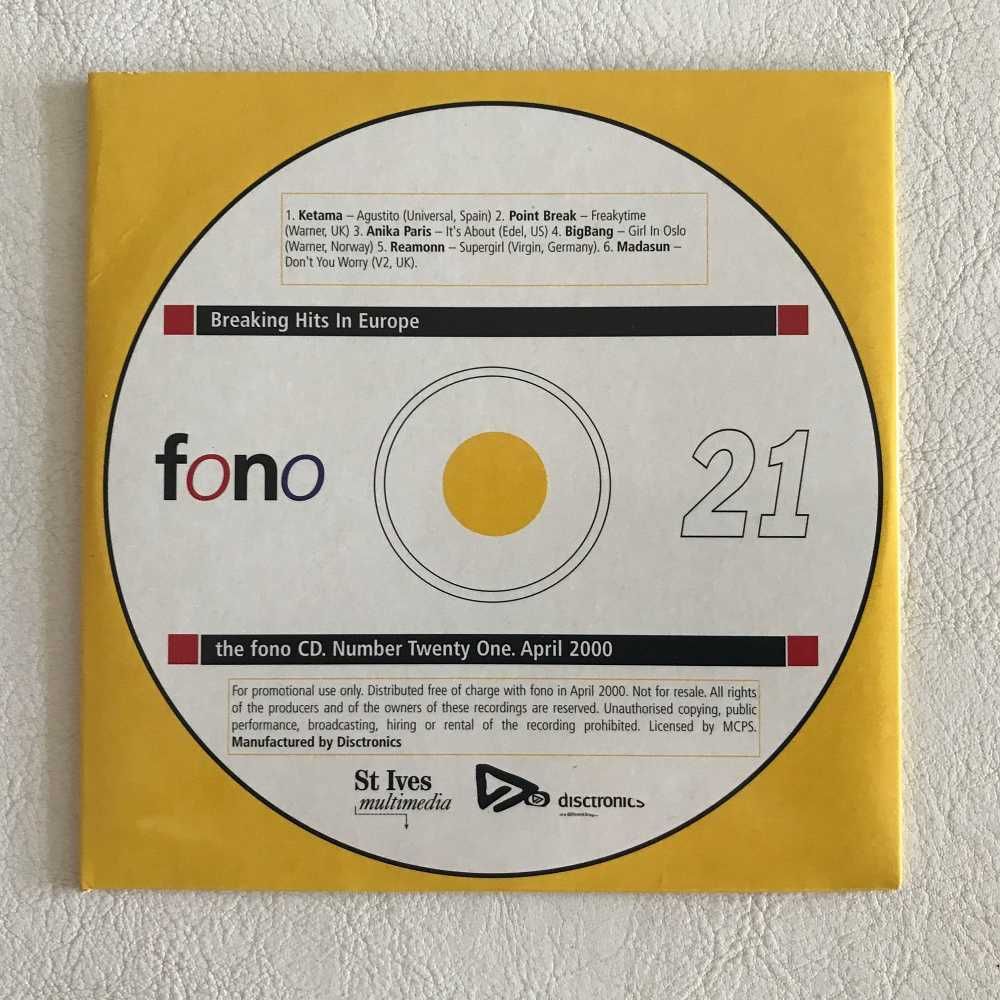 Disco cd Breaking Hits In Europe 2000