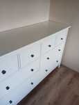 Komoda Hemnes 8 szuflad biała Ikea
