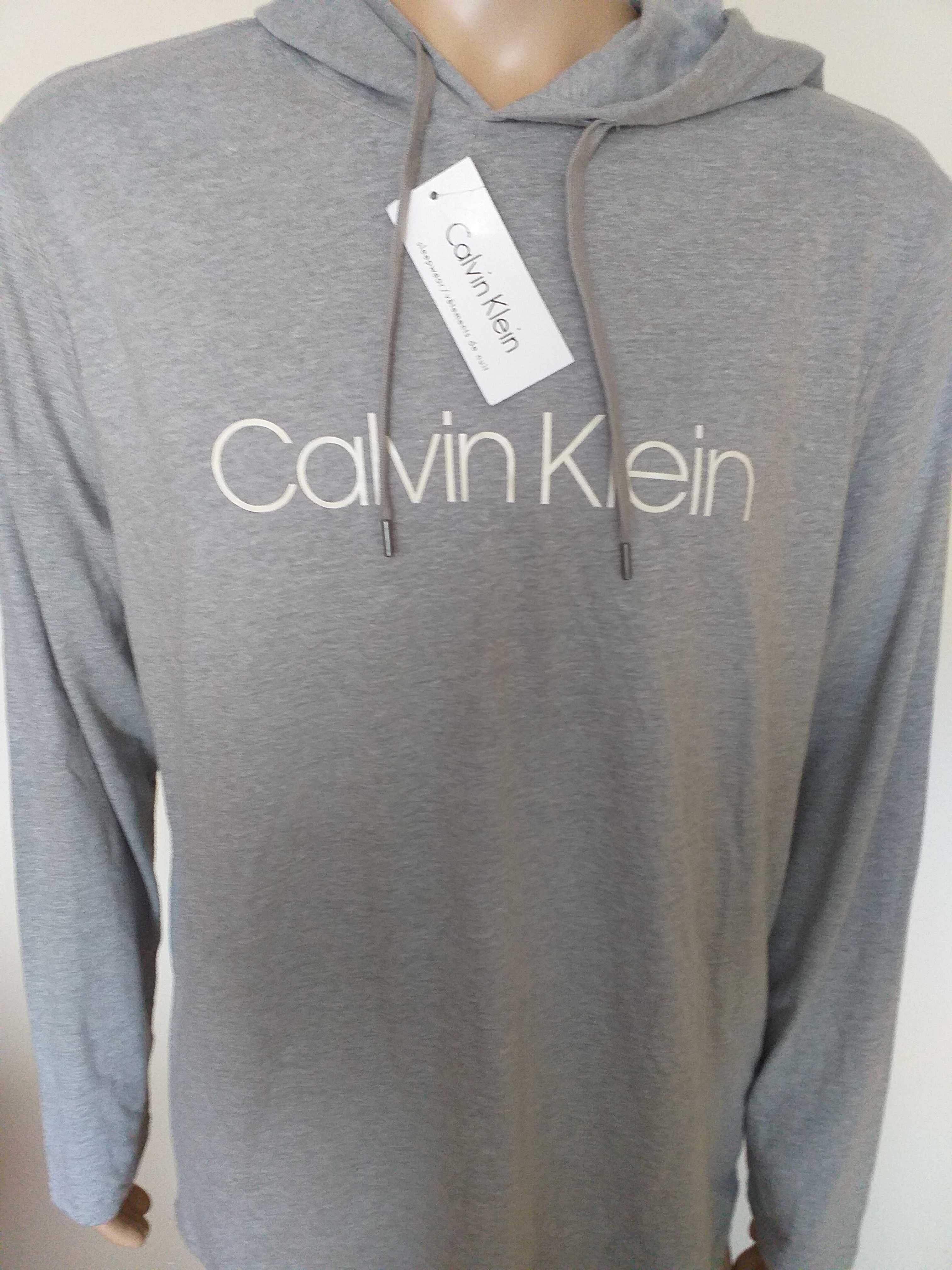 Bluza z kapturem do spania męska Calvin Klein L